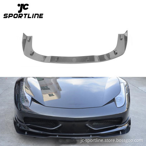 Carbon Fiber Front Winglet Lip for Ferrari 458 Italia 2-Door 2011-2013